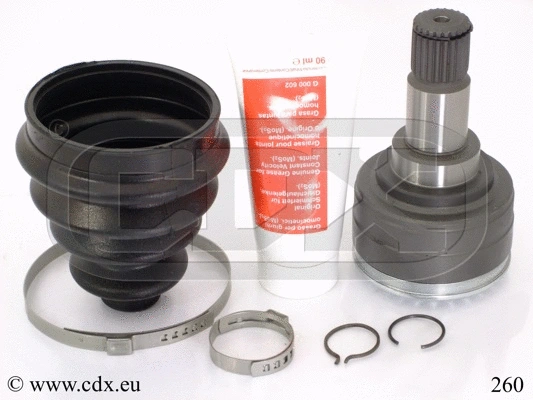 Jeu de joints, arbre de transmission CDX 260