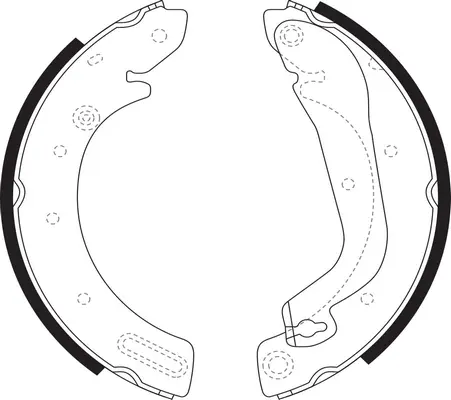 Jeu de mâchoires de frein SB BS22225