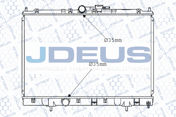 Radiateur, refroidissement du moteur JDEUS M-0180000