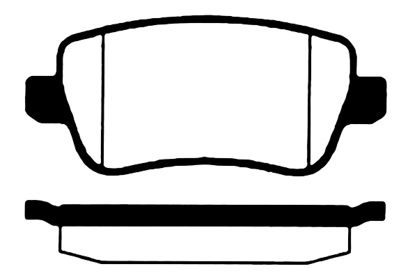 Kit de plaquettes de frein, frein à disque Technika 02264A
