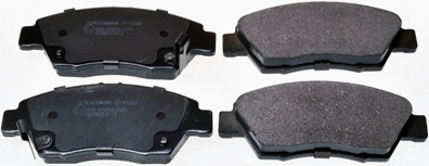 Kit de plaquettes de frein, frein à disque DENCKERMANN B110284