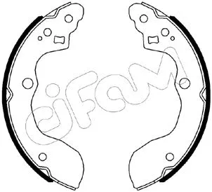 Jeu de mâchoires de frein CIFAM 153-540