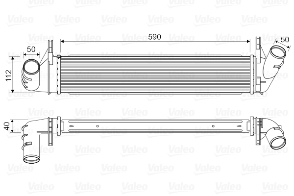 Refroidisseur d'air de suralimentation VALEO 818678