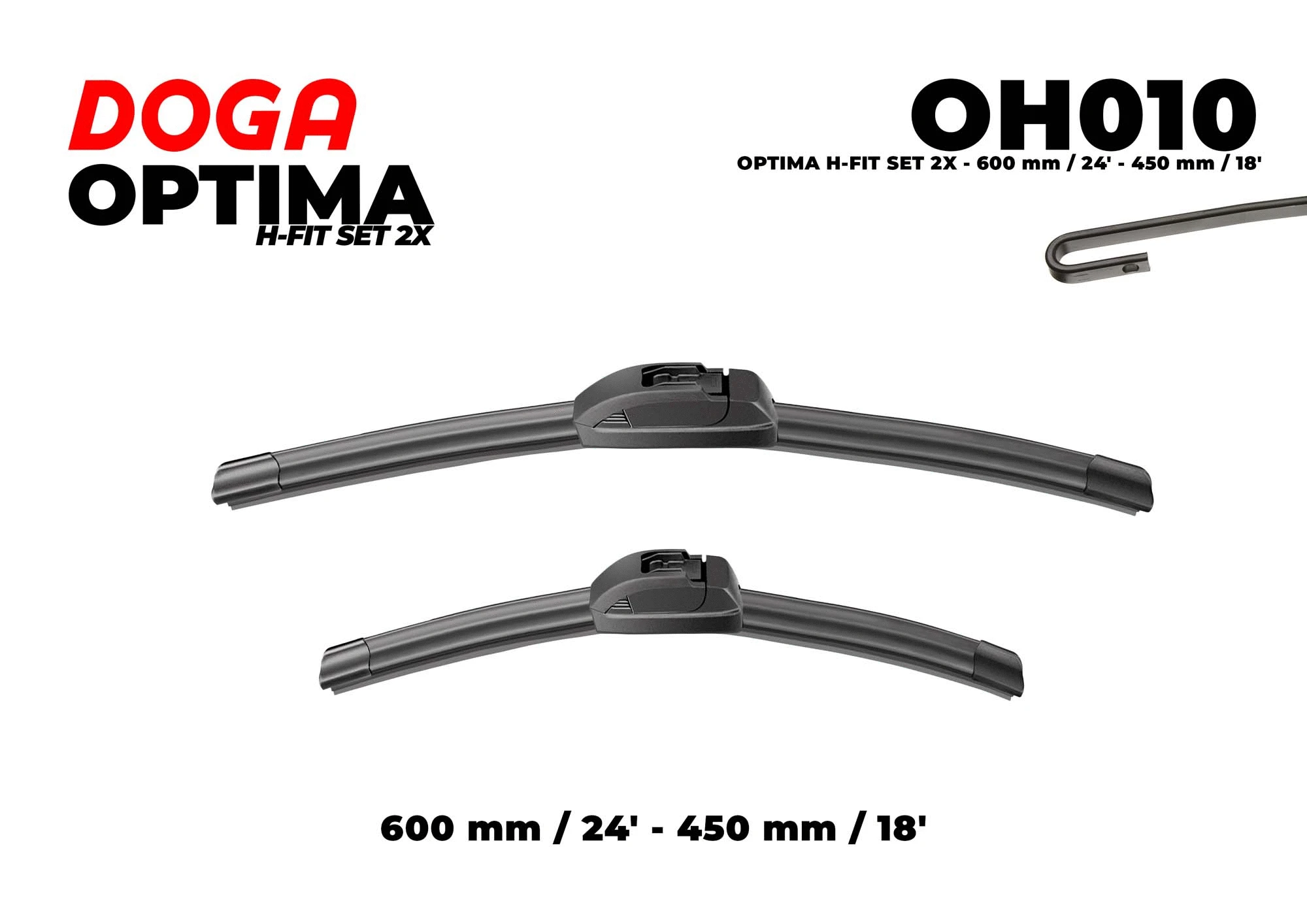 Balai d'essuie-glace DOGA OH010