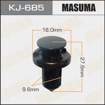 Clip, enjoliveur MASUMA KJ-685