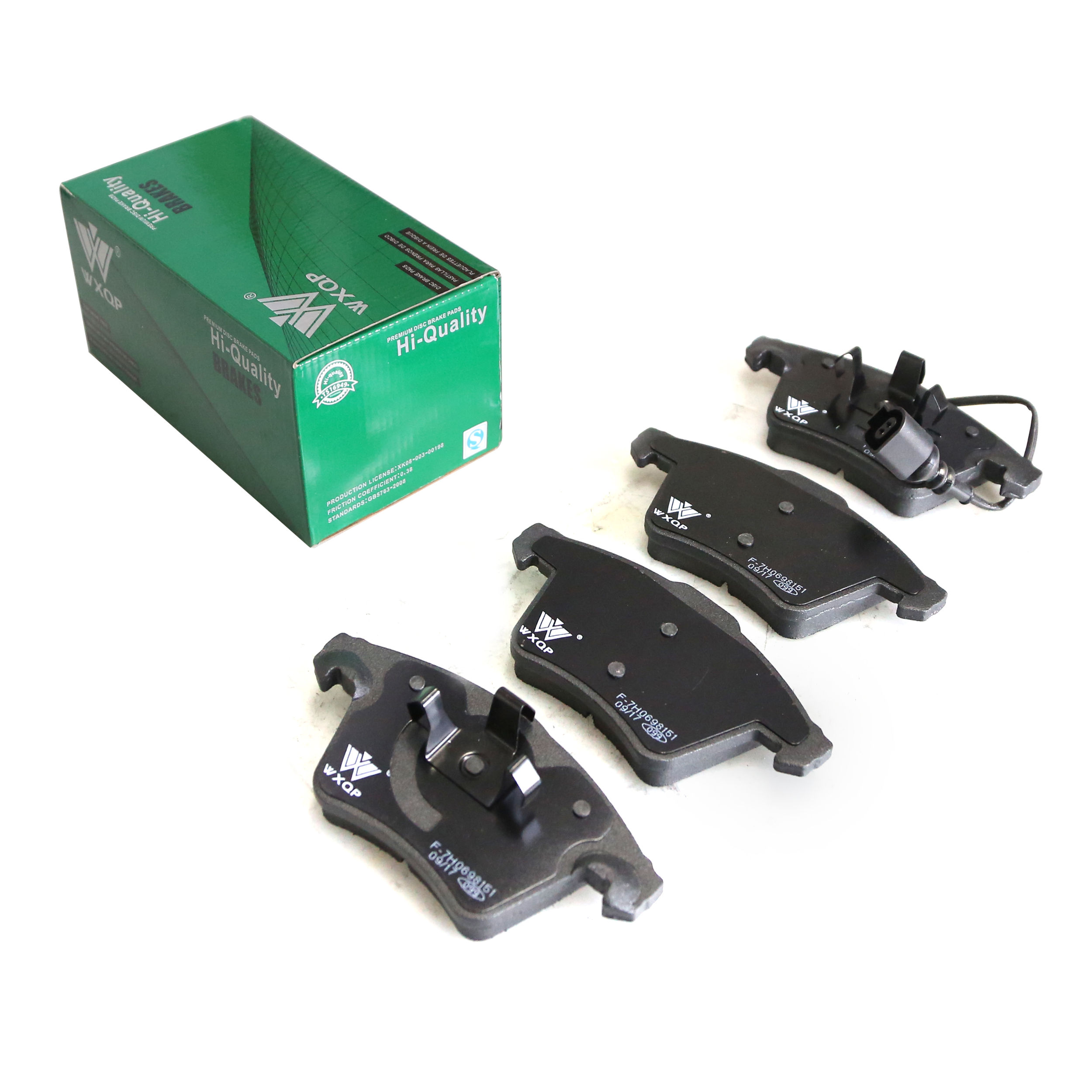 Kit de plaquettes de frein, frein à disque WXQP 340189