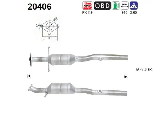 Catalyseur AS 20406