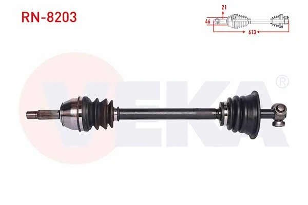 Arbre de transmission VEKA RN-8203