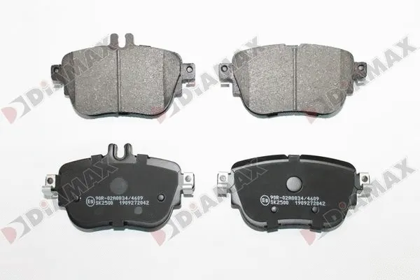 Kit de plaquettes de frein, frein à disque DIAMAX N09901