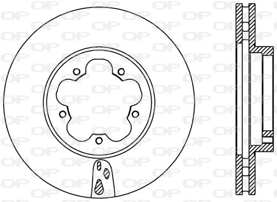 Disque de frein OPEN PARTS BDA2368.20