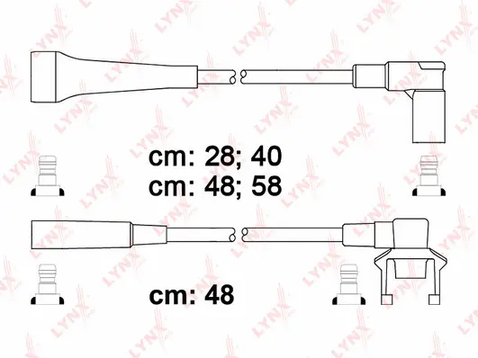 Kit de câbles d'allumage LYNXAUTO SPC7802
