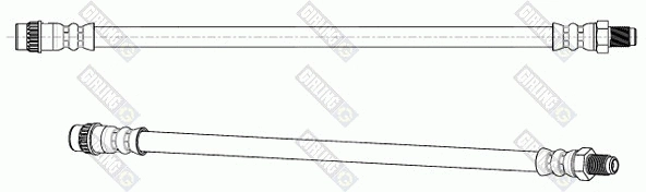 Flexible de frein GIRLING 9002407