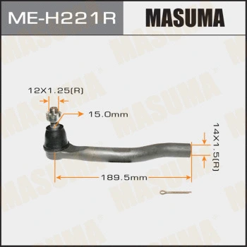 Rotule de barre de connexion MASUMA ME-H221R