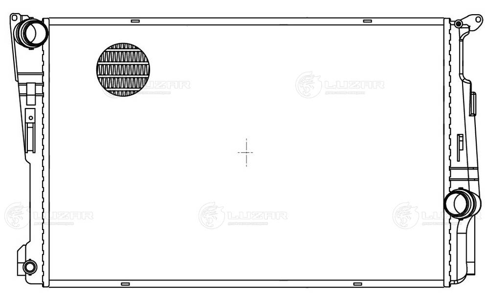 Radiateur, refroidissement du moteur LUZAR LRc 26181