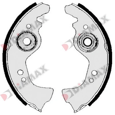 Jeu de mâchoires de frein DIAMAX N01384