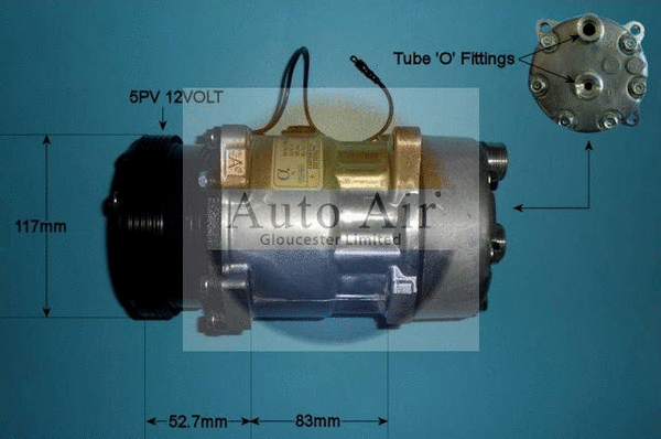 Compresseur, climatisation AUTO AIR GLOUCESTER 14-7882P