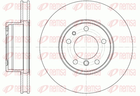 Disque de frein REMSA 6349.10