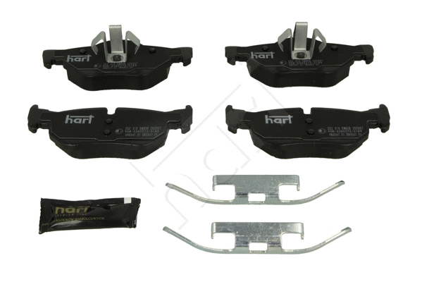Kit de plaquettes de frein, frein à disque HART 252 310