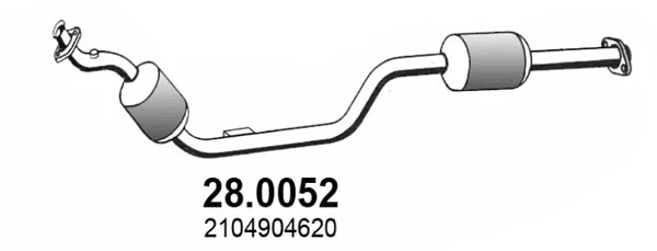 Catalyseur ASSO 28.0052