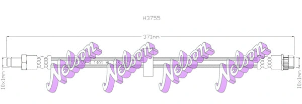 Flexible de frein KAWE H3755