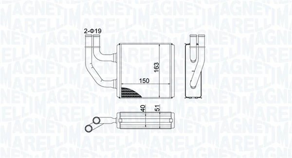 Système de chauffage MAGNETI MARELLI 350218485000