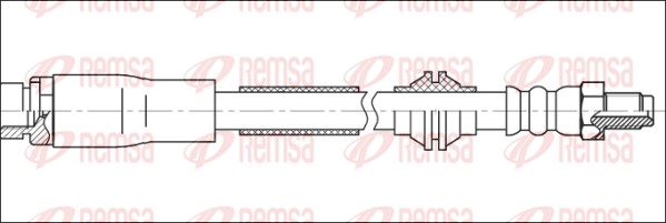 Flexible de frein REMSA G1901.99