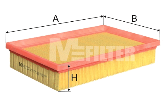Filtre à air MFILTER K 777