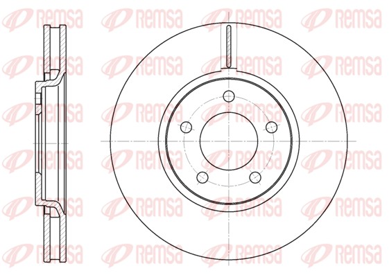 Disque de frein REMSA 6602.10
