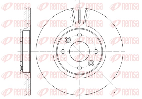 Disque de frein REMSA 6236.10