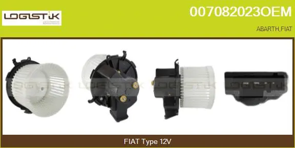 Pulseur d'air habitacle LGK 007082023OEM