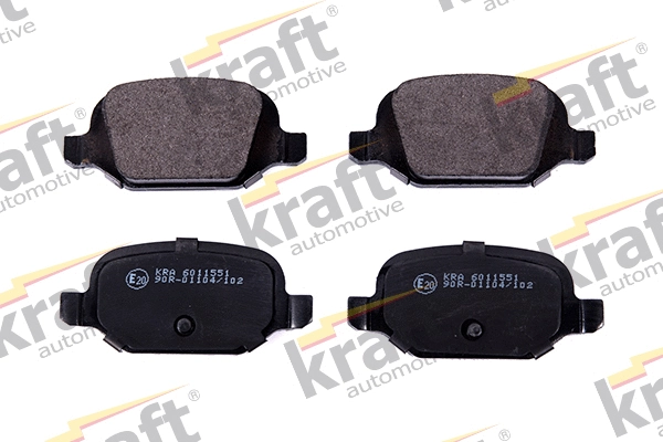 Kit de plaquettes de frein, frein à disque KRAFT AUTOMOTIVE 6011551