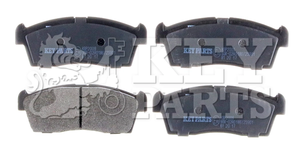 Kit de plaquettes de frein, frein à disque KEY PARTS KBP2009