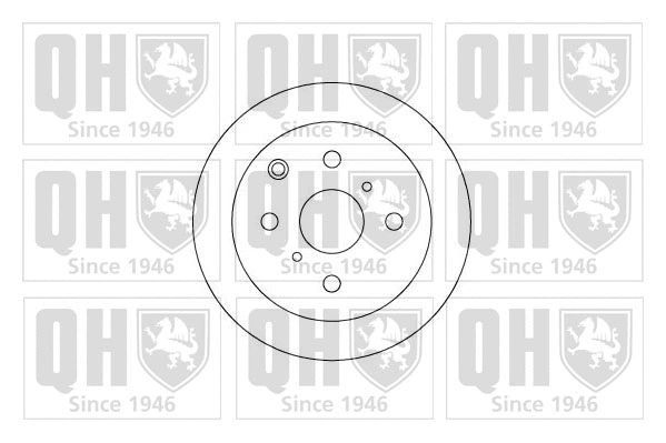 Disque de frein QUINTON HAZELL BDC3904