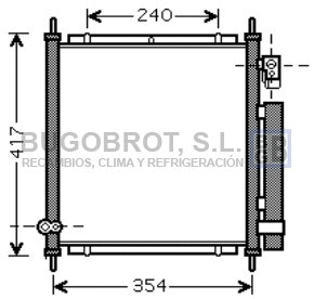 Condenseur, climatisation BUGOBROT 62-HD5197