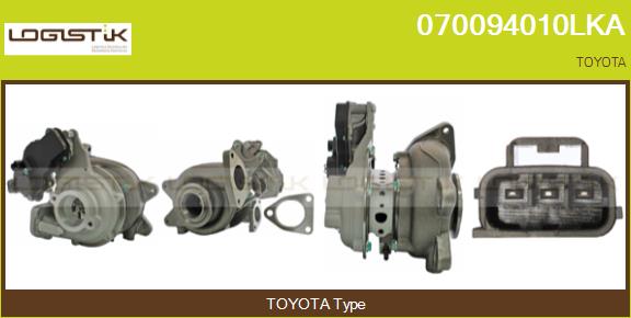 Turbocompresseur, suralimentation LGK 070094010LKA