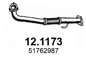 Tuyau d'échappement ASSO 12.1173