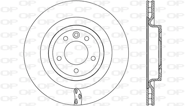 Disque de frein OPEN PARTS BDR2781.20