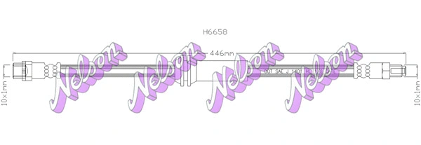 Flexible de frein KAWE H6658