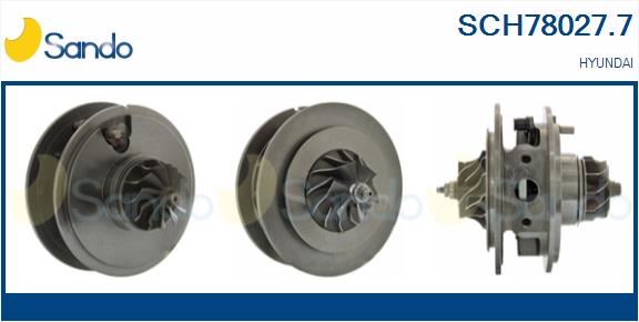 Groupe carter, turbocompresseur SANDO SCH78027.7