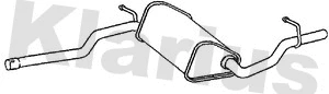 Silencieux central KLARIUS 250632