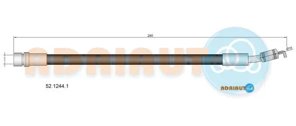 Flexible de frein ADRIAUTO 52.1244.1