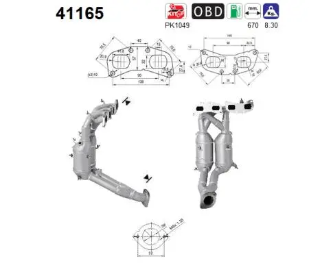 Catalyseur AS 41165