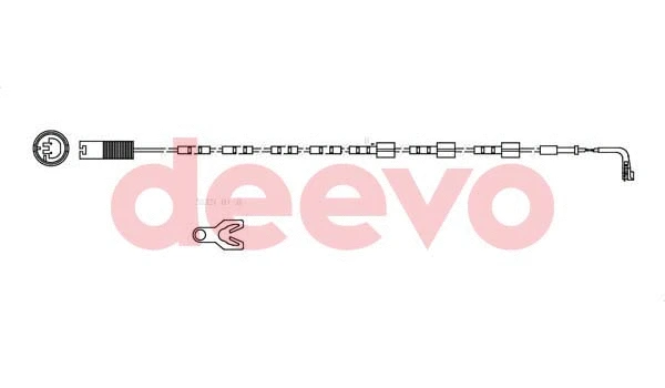 Contact d'avertissement, usure des plaquettes de frein DEEVO BW11460