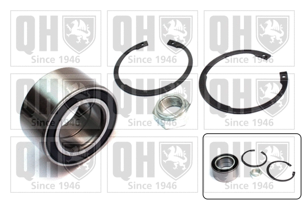 Kit de roulements de roue QUINTON HAZELL QWB1191