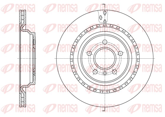 Disque de frein REMSA 61636.10