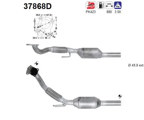 Catalyseur AS 37868D