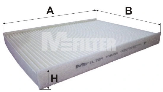 Filtre, air de l'habitacle MFILTER K 9084