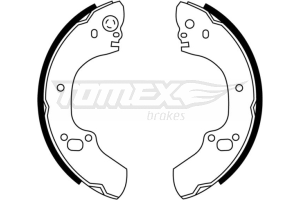 Jeu de mâchoires de frein TOMEX Brakes TX 22-88