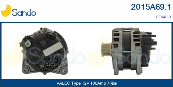 Alternateur SANDO 2015A69.1