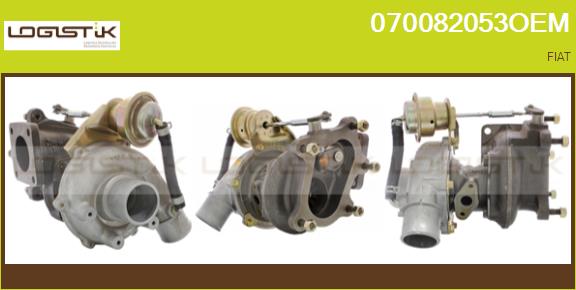 Turbocompresseur, suralimentation LGK 070082053OEM